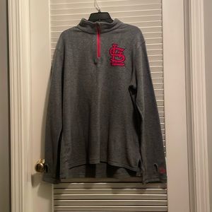 St. Louis Cardinals Fleece Zip Mock XL Unisex